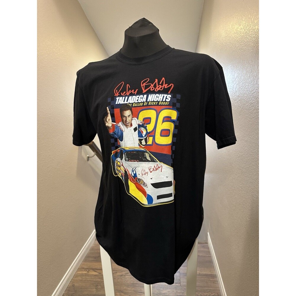 Hybrid Apparel Ricky Bobby Talledega Nights T-shirt XL Black